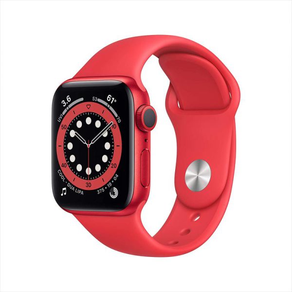 ساعت هوشمند اپل واچ سری 6 مدل 44mm Aluminum Case with Sport silicone Band